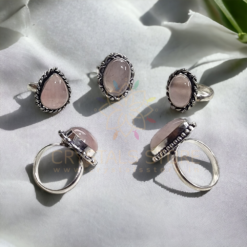 Rose Quartz Rings
