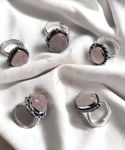 Rose Quartz Rings