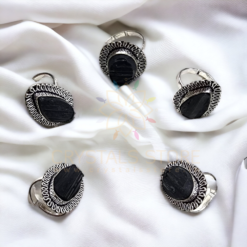 Black Tourmaline Ring