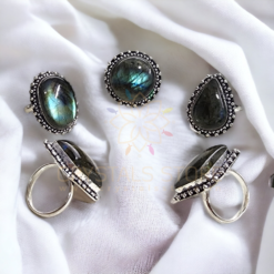 Labradorite Gemstone Ring
