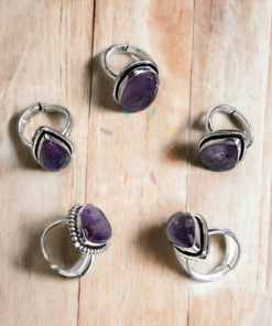 Amethyst Gemstone Ring
