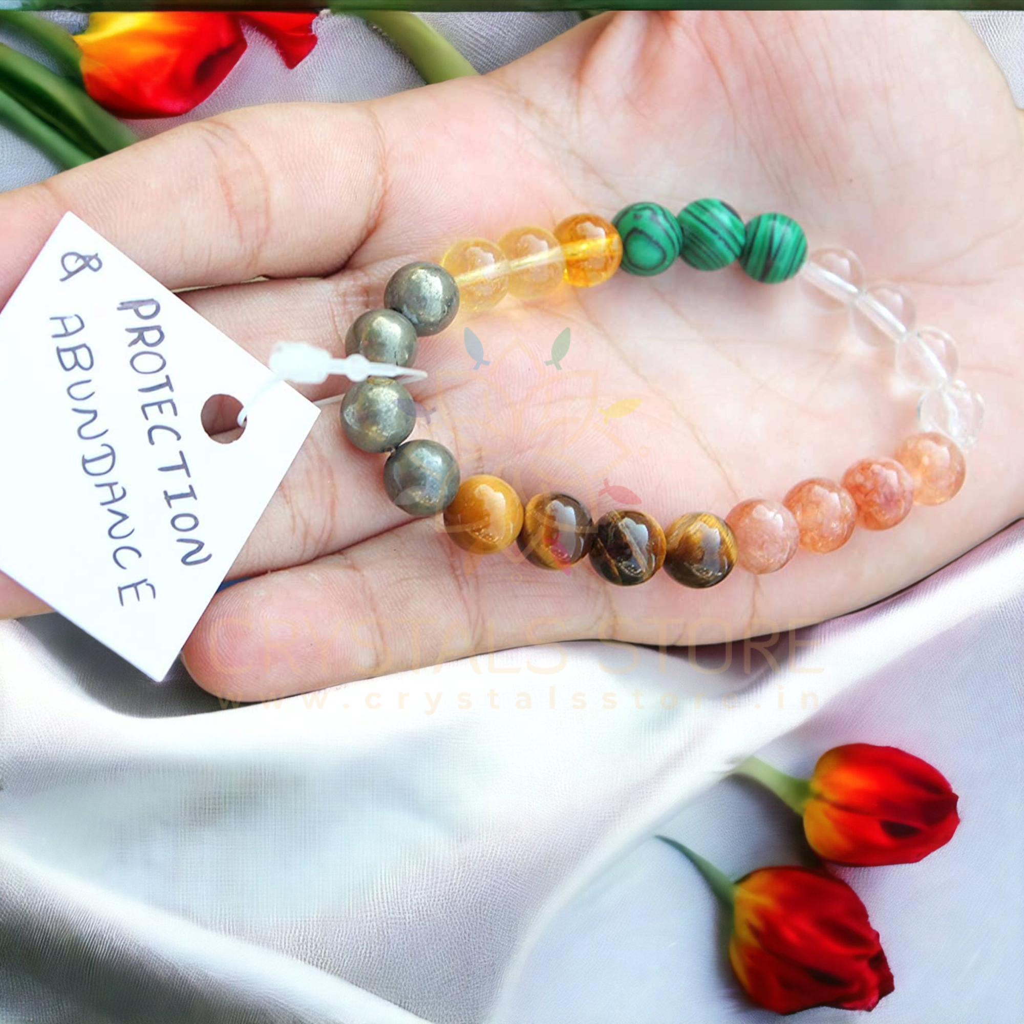 Buy 8 Mm Energized Crystals of Luck, Good Luck Crystal Mala Beads Bracelet,  Wealth Luck Citrine Aventurine Chrysoprase Jade Sunstone Tourmilin Online  in India - Etsy