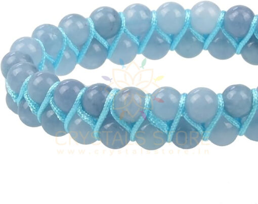 Aquamarine Double Layer Dori Bracelet