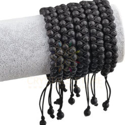 Black Lava Double Layer Dori Bracelet