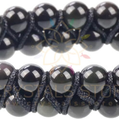 Black Obsidian Double Layer Dori Bracelet