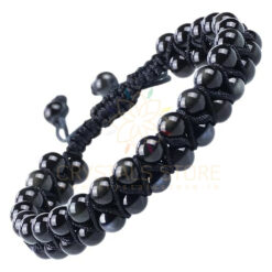 Black Obsidian Double Layer Dori Bracelet