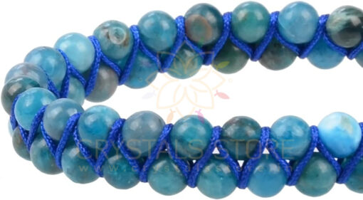 Blue Apatite Double Layer Dori Bracelet