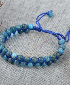 Blue Apatite Double Layer Dori Bracelet