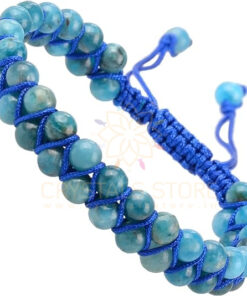 Blue Apatite Double Layer Dori Bracelet