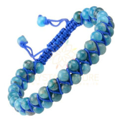Blue Apatite Double Layer Dori Bracelet