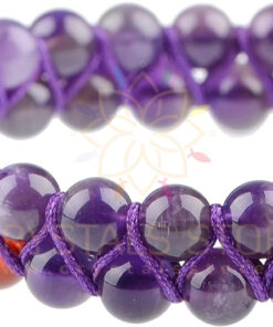 Seven Chakra Amethyst Double Layer Dori Bracelet