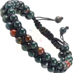 Bloodstone Double Layer Dori Bracelet