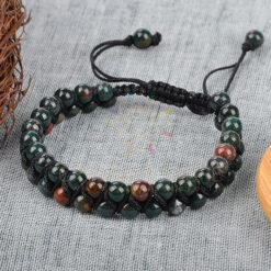Bloodstone Double Layer Dori Bracelet
