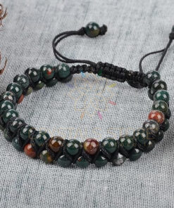 Bloodstone Double Layer Dori Bracelet