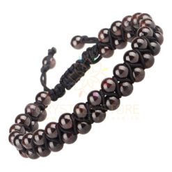 Garnet Double Layer Dori Bracelet