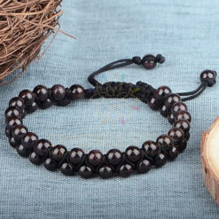 Garnet Double Layer Dori Bracelet