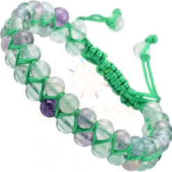 Multi Fluorite Double Layer Dori Bracelet