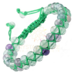 Multi Fluorite Double Layer Dori Bracelet