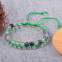 Multi Fluorite Double Layer Dori Bracelet
