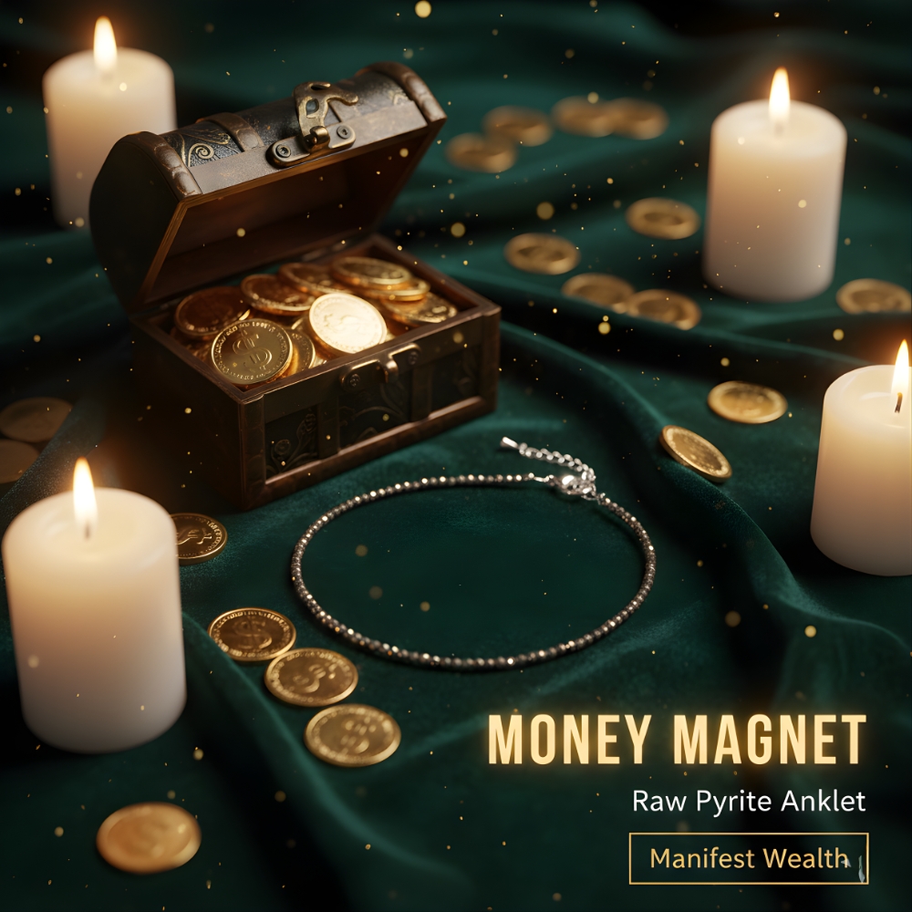 Raw Pyrite Anklet For Women