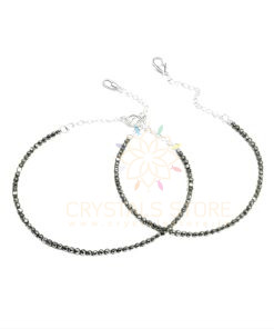 Raw Pyrite Anklet For Women